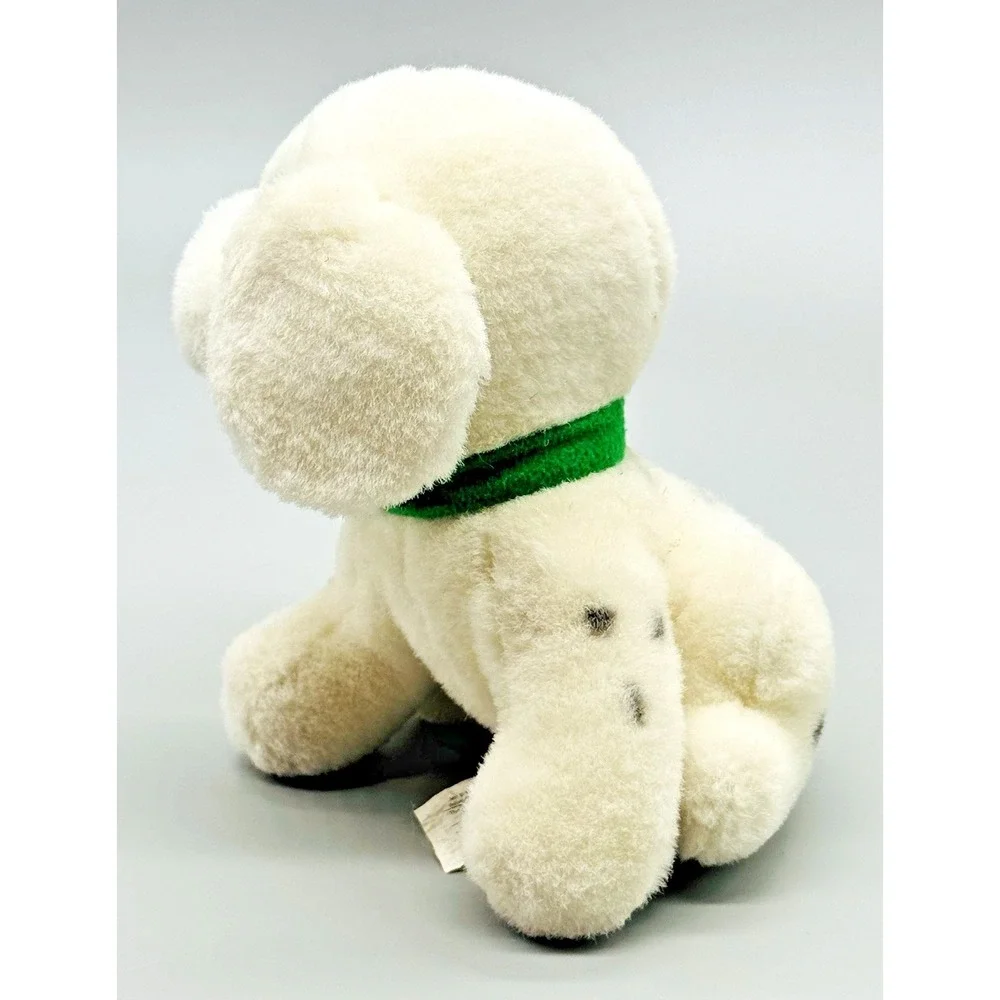 Disney Store 101 Dalmatians Patch Plush Dog Green Collar Stuffed Animal‎ 6 inch